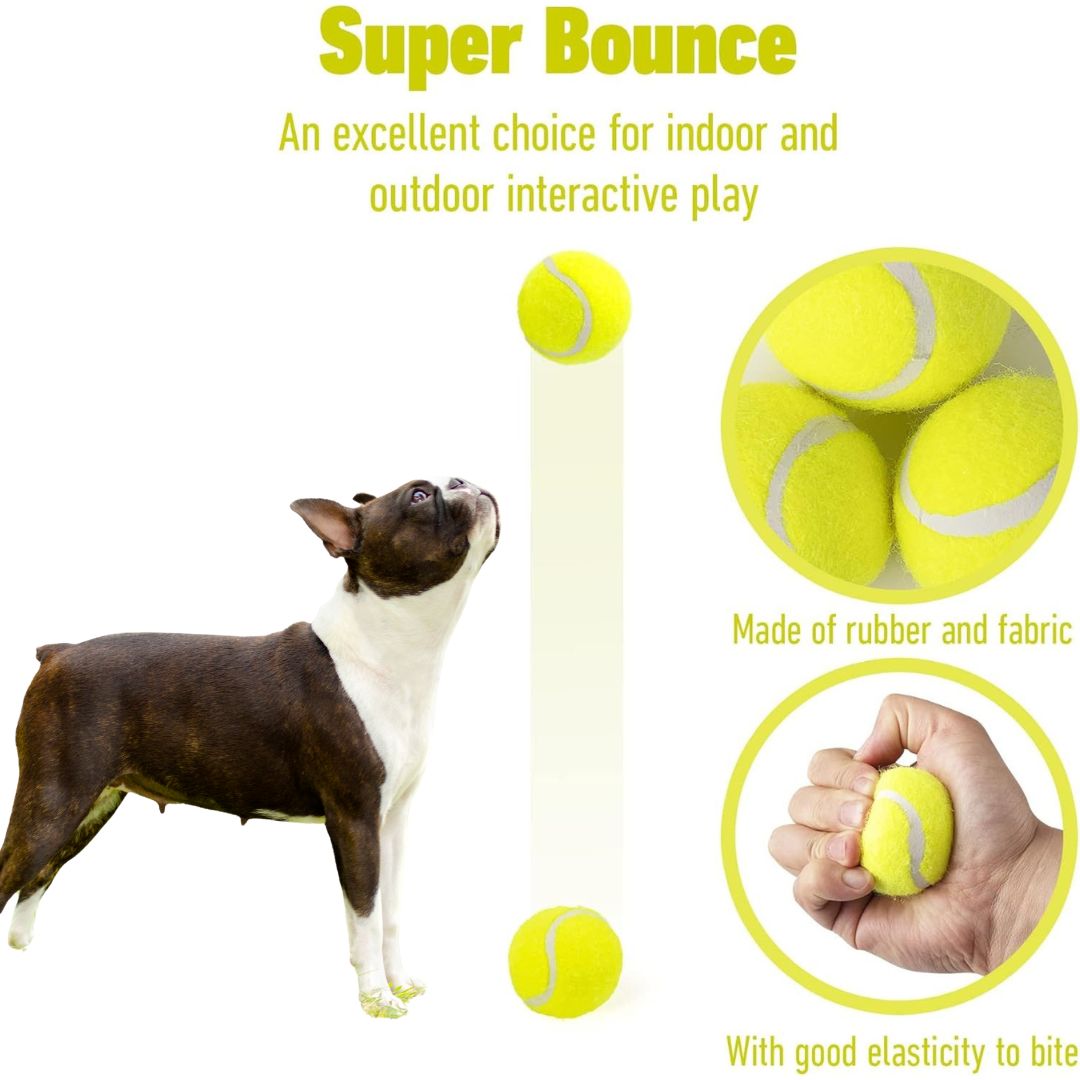 2-Inch Tennis Balls (6-Pack) - Tiny Paws, Mighty Fetch!