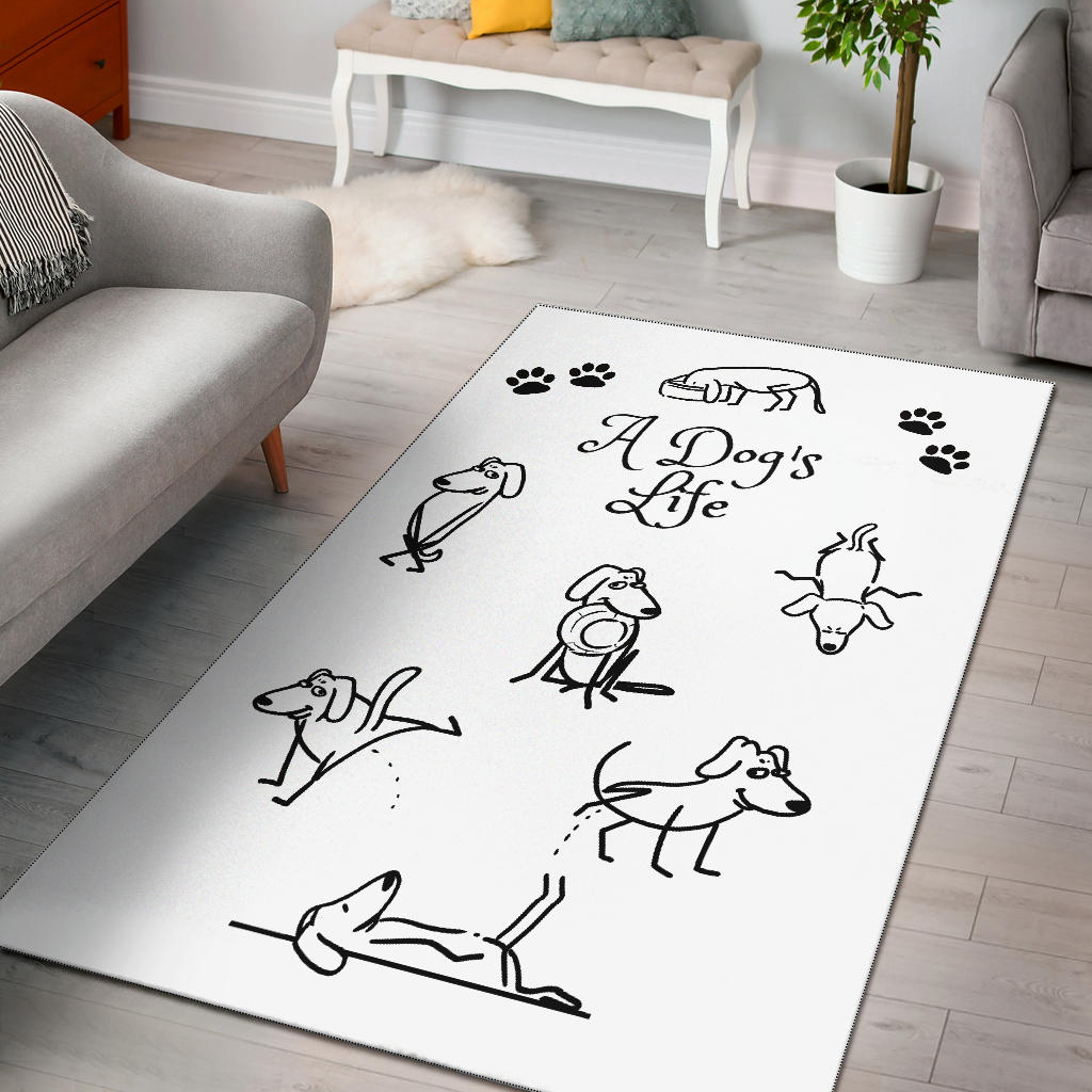 gift, dog, boston terrier, rug, floor