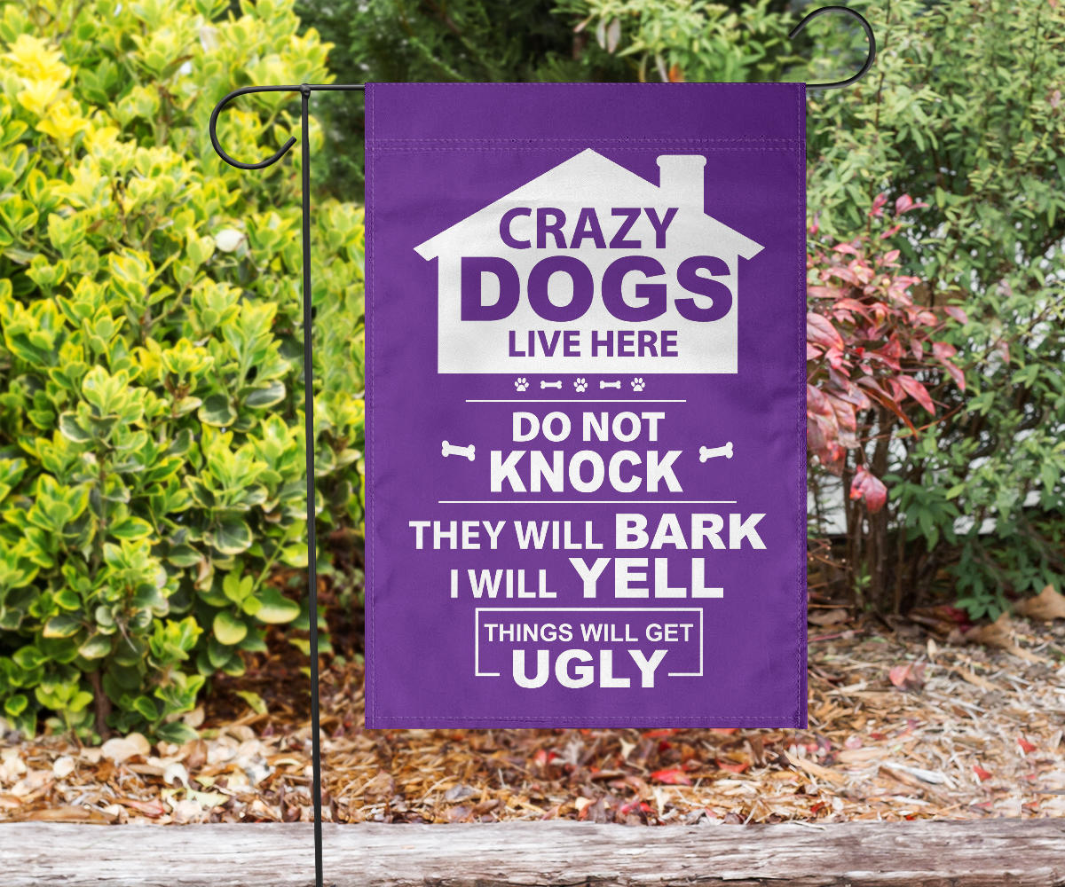 gift, dog, boston terrier, pet, yard, garden, flag, sign, funny