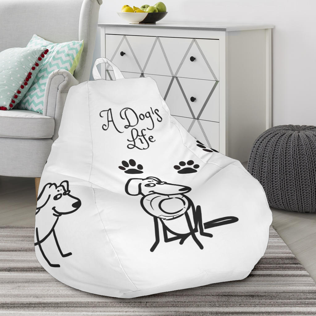 gift, dog, boston terrier, bean bag, chair, lounge, couch