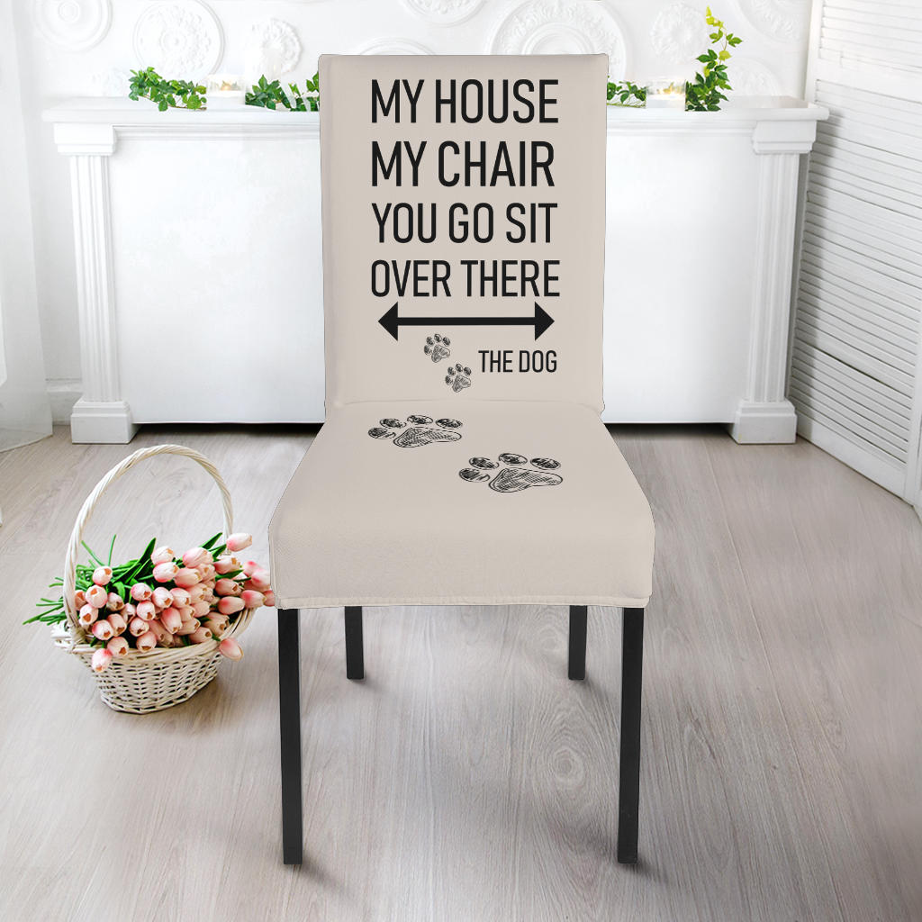 gift, dog, boston terrier, pet, funny, chair, cover