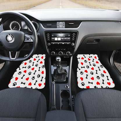 Dog Love Front Car Mats