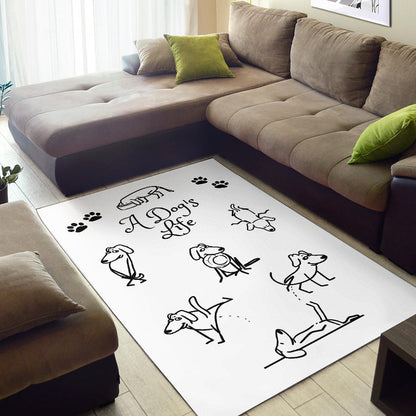 gift, dog, boston terrier, rug, floor