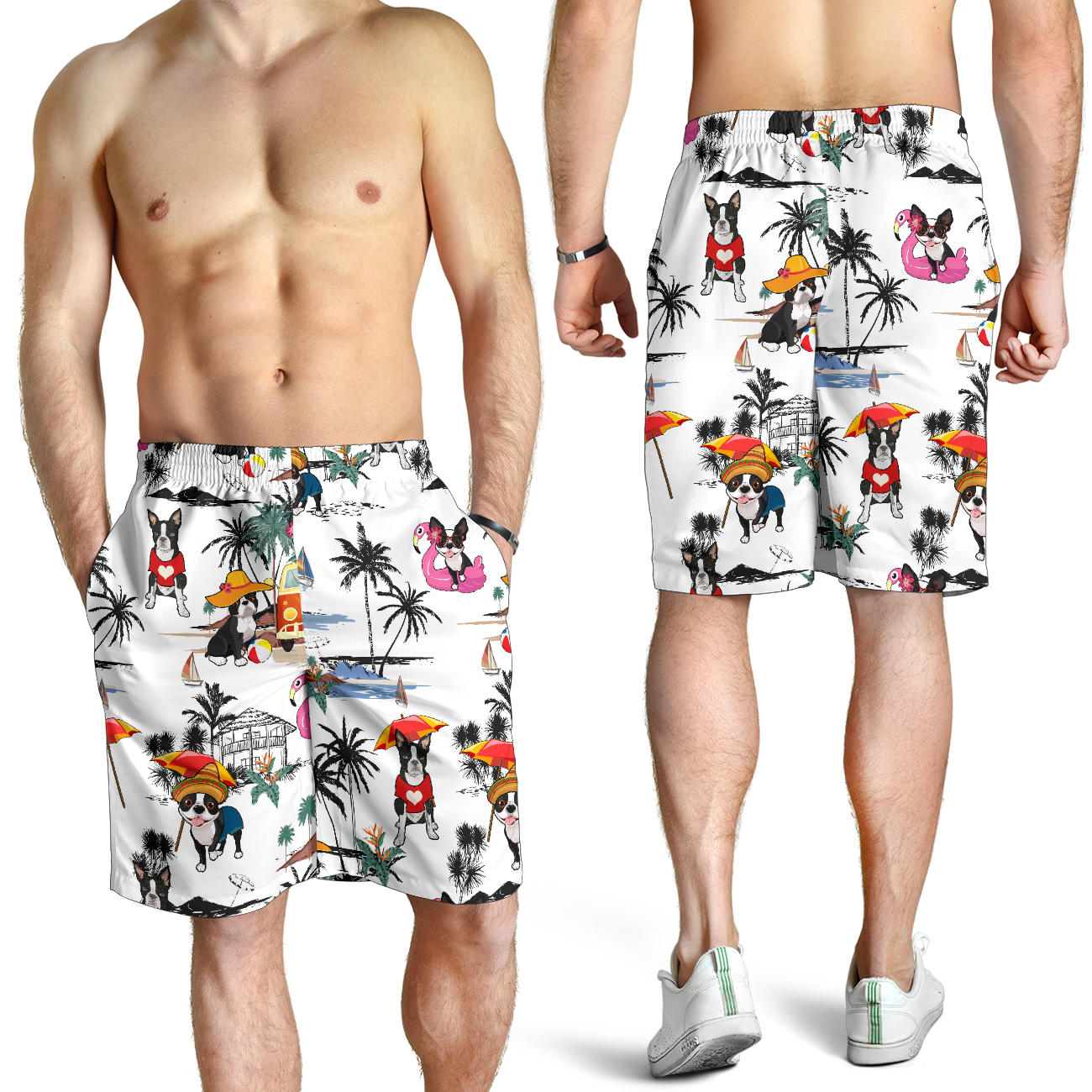 Men's Boston Terrier Shorts