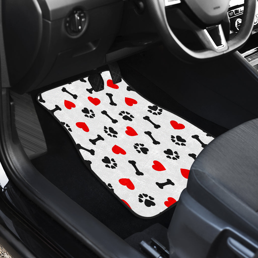 Dog Love Front Car Mats