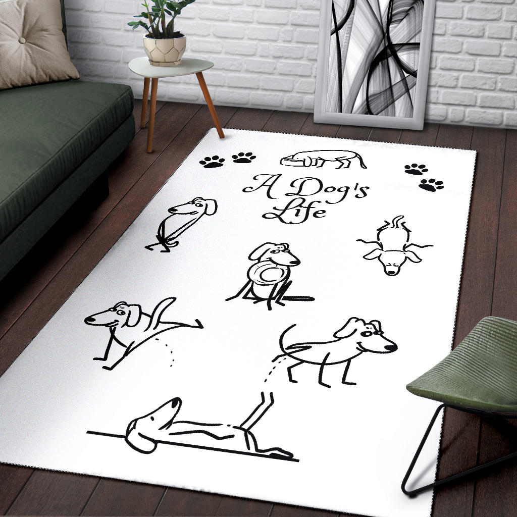 gift, dog, boston terrier, rug, floor