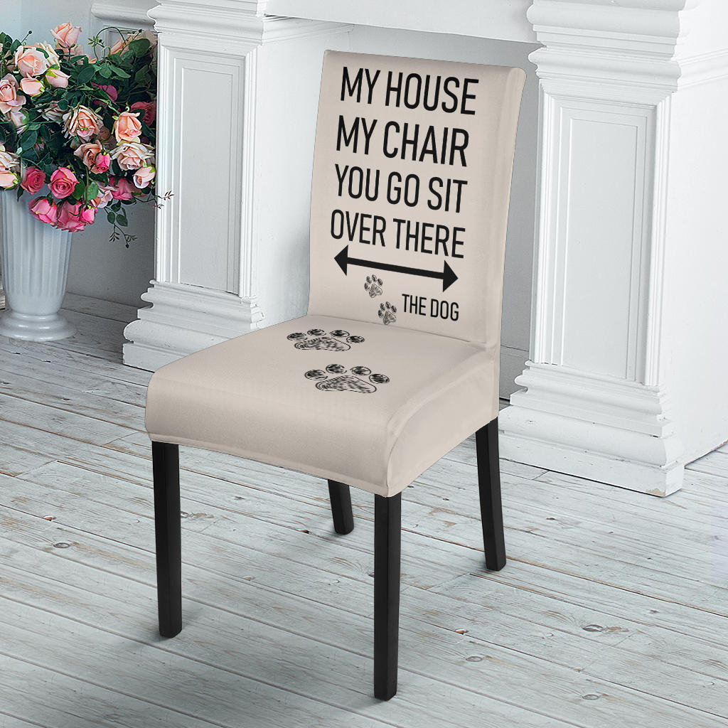 gift, dog, boston terrier, pet, funny, chair, cover