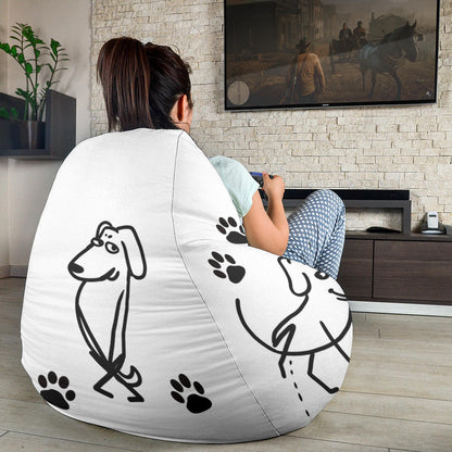 gift, dog, boston terrier, bean bag, chair, lounge, couch