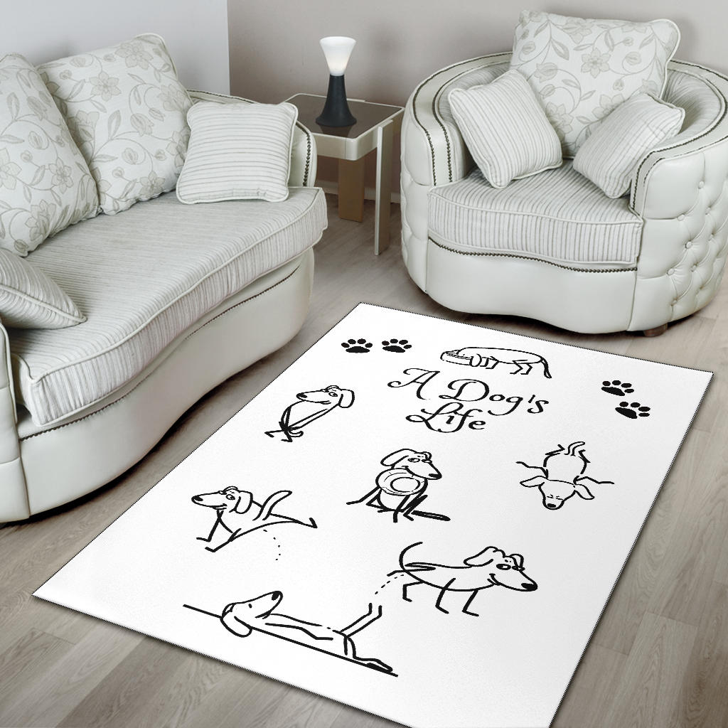 gift, dog, boston terrier, rug, floor