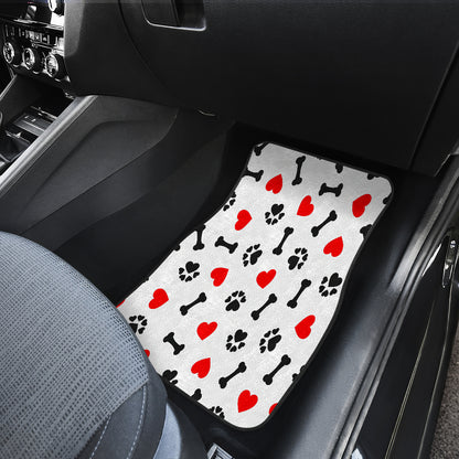 Dog Love Front Car Mats