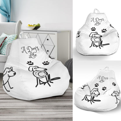 gift, dog, boston terrier, bean bag, chair, lounge, couch