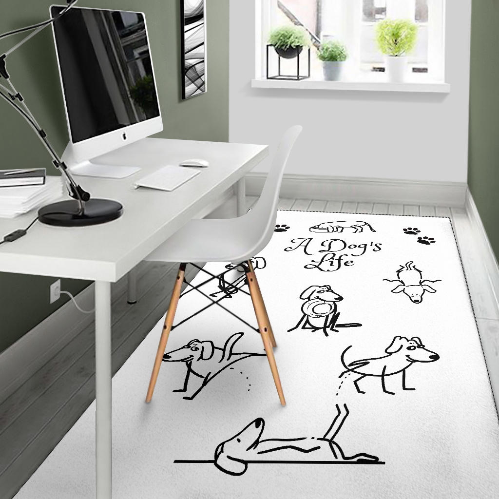 gift, dog, boston terrier, rug, floor