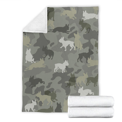 Boston Terrier, camo, blanket, gift, gifts