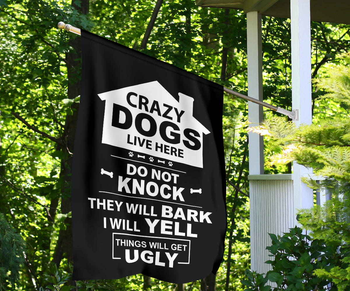 gift, dog, boston terrier, pet, yard, garden, flag, sign, funny