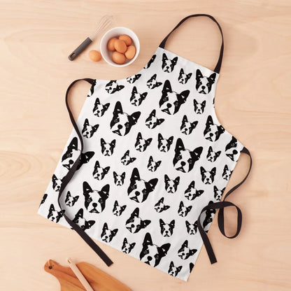 boston terrier, apron, gifts, kitchen