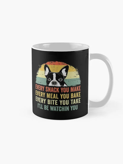 boston terrier, dog, pet, gift, gifts, mug, coffee