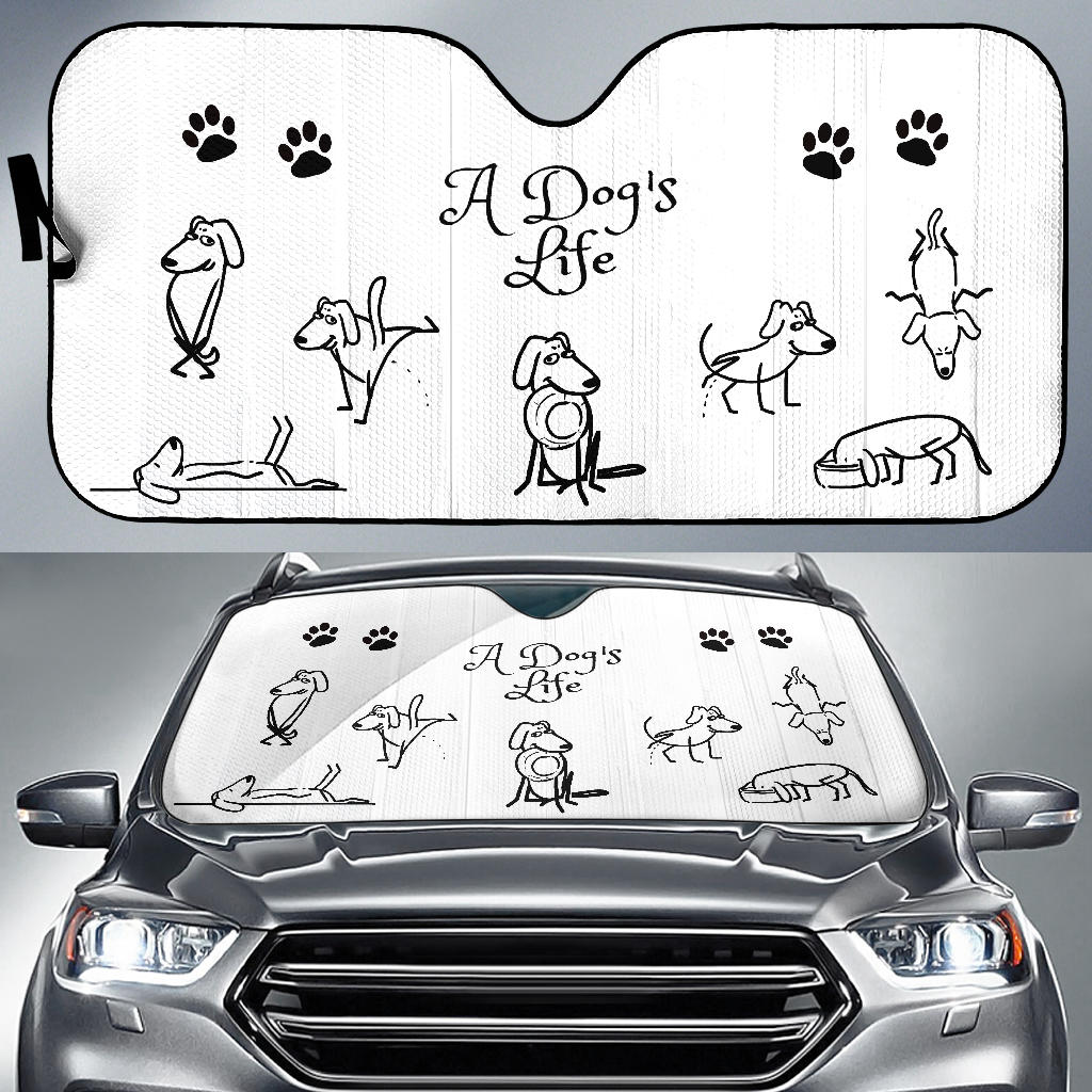 gift, dog, boston terrier, pet, car, sun shade, sun visor