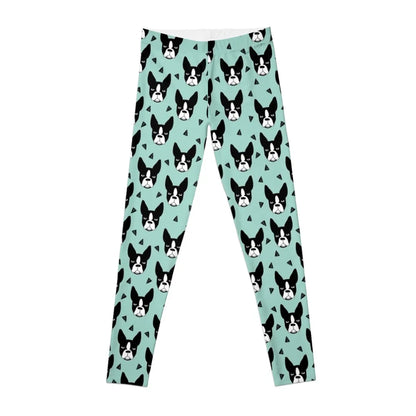 boston terrier, leggings, yoga, pants, gift, gifts